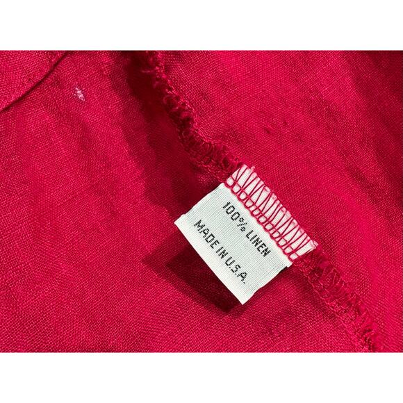 Bryn Walker Dress Size Small Oversized Fuchsia Pink High Low Hem Pockets READ - Picture 6 of 10